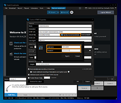 If you have enabled authentication for your streams in Storm Streaming Server, you will also
                            need to provide your "Username" and "Password".